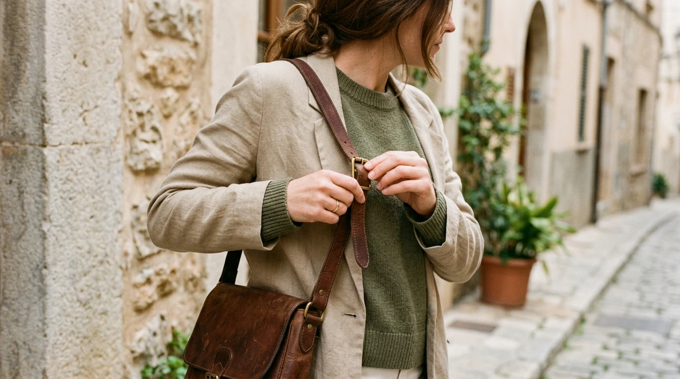 How long should a shoulder bag strap be?